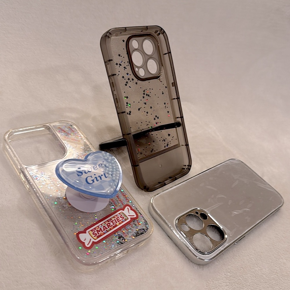 💓BRAND NEW IPhone 14 Pro phone cases (bundle of 3)